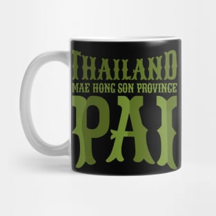 Embrace Pai's Bohemian Charm with Our Unique Shirt Design Mug